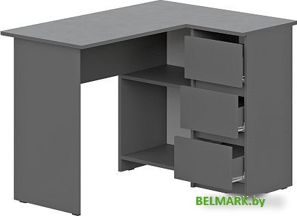 Стол NN мебель Денвер 00-00111596 (графит серый) - фото2