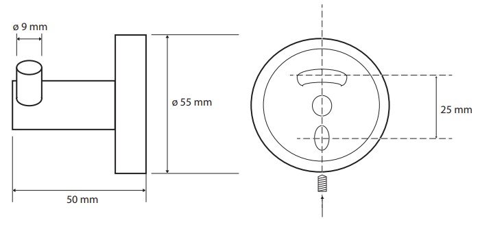 Крючок для ванны Bemeta White 104106034 - фото2