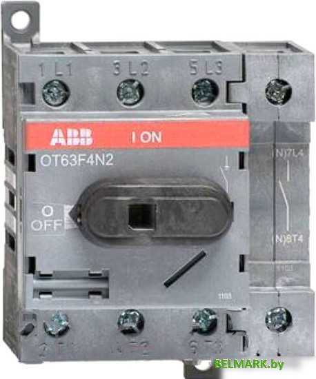 Выключатель нагрузки ABB OT63F4N2 63А 4P 4M 1SCA105365R1001 - фото