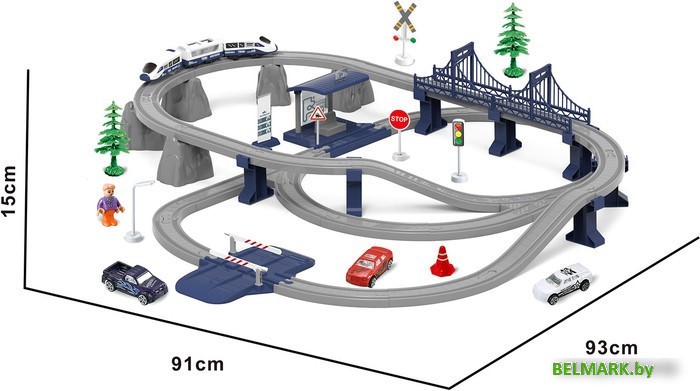 Набор железной дороги Givito Мой город G211-018 - фото2