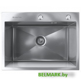 Кухонная мойка Ulgran Steel 60x45 (брашированная сталь) - фото