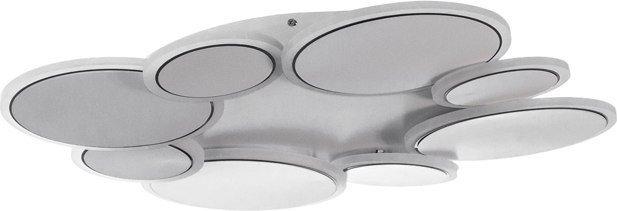 Припотолочная люстра Aitin Pro H26075/4+4 (белый/черный) - фото2