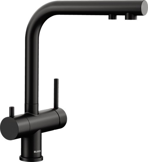 Смеситель Blanco Fontas II Silgranit (черный матовый) - фото