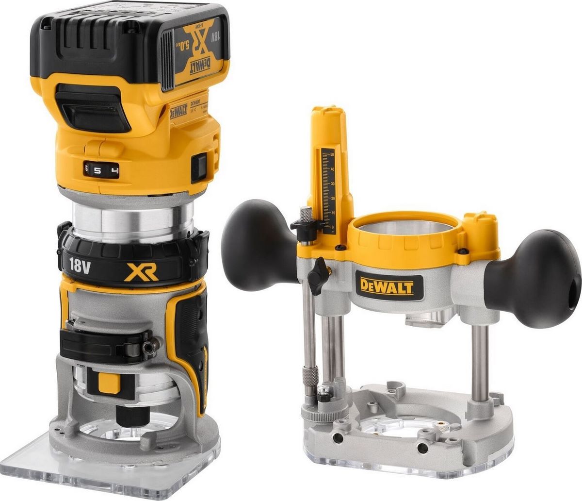 Вертикальный фрезер DeWalt DCW604P2 (с 2-мя АКБ, кейс) - фото2