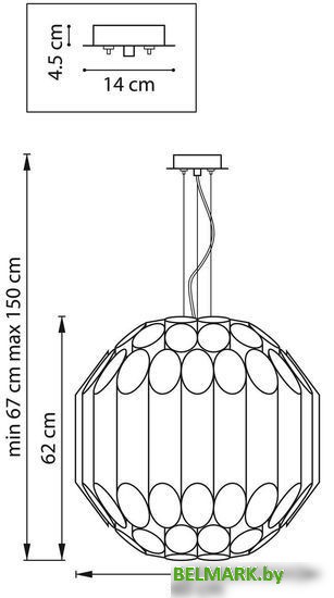 Подвесная люстра Lightstar Siena 720807 - фото2
