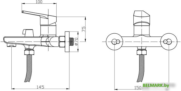 Смеситель РМС SL132-009E - фото2