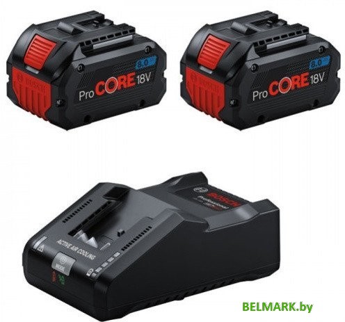 Аккумулятор с зарядным устройством Bosch 1600A02T5P (18В/2x8 Ah + 18В) - фото