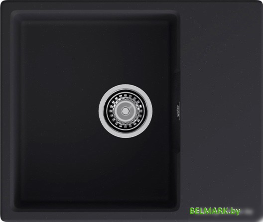 Кухонная мойка GranFest Urban GF-UR-658L (черный) - фото