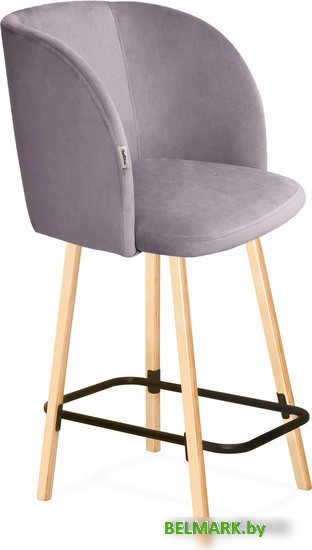 Стул Sheffilton SHT-ST33/S94-1 (сиреневая орхидея/прозр.лак/черн.муар) - фото