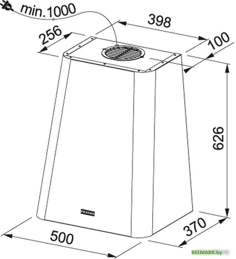 Кухонная вытяжка Franke Smart Deco FSMD 508 YL 335.0530.202 - фото2