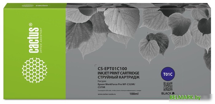 Картридж CACTUS CS-EPT01C100 (аналог Epson T01C1) - фото