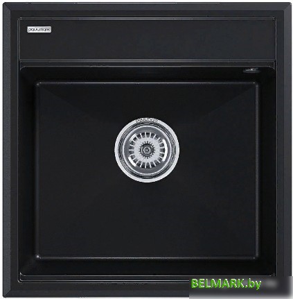 Кухонная мойка Paulmark Stepia-500 PM115051-BLM (черный металлик) - фото
