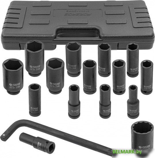 Набор головок слесарных FORSAGE F-4166A-5MPB - фото