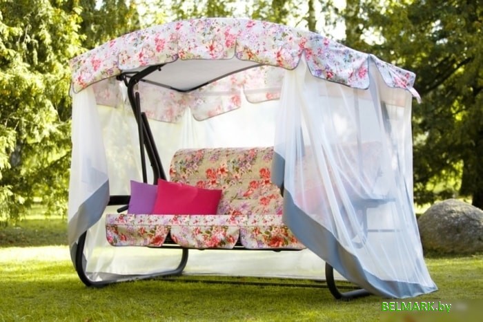 Садовые качели Olsa Турин премиум FLower с1202 - фото