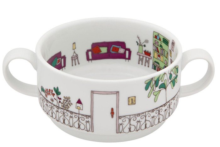 Набор бульонниц Vista Alegre Bairro Das Flores. Цветочный квартал 21118408 - фото2