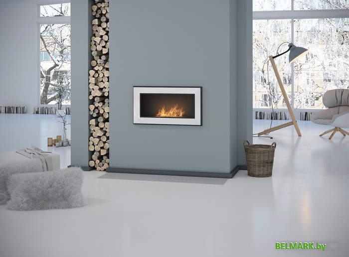 Биокамин SimpleFire Frame 900 (белый) - фото2
