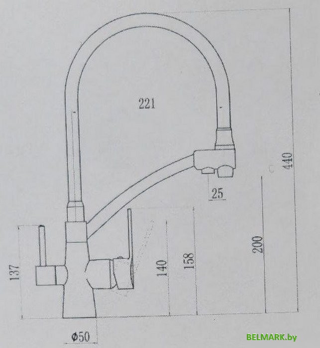Смеситель MARRBAXX КМ014/Q4 (черный) - фото2