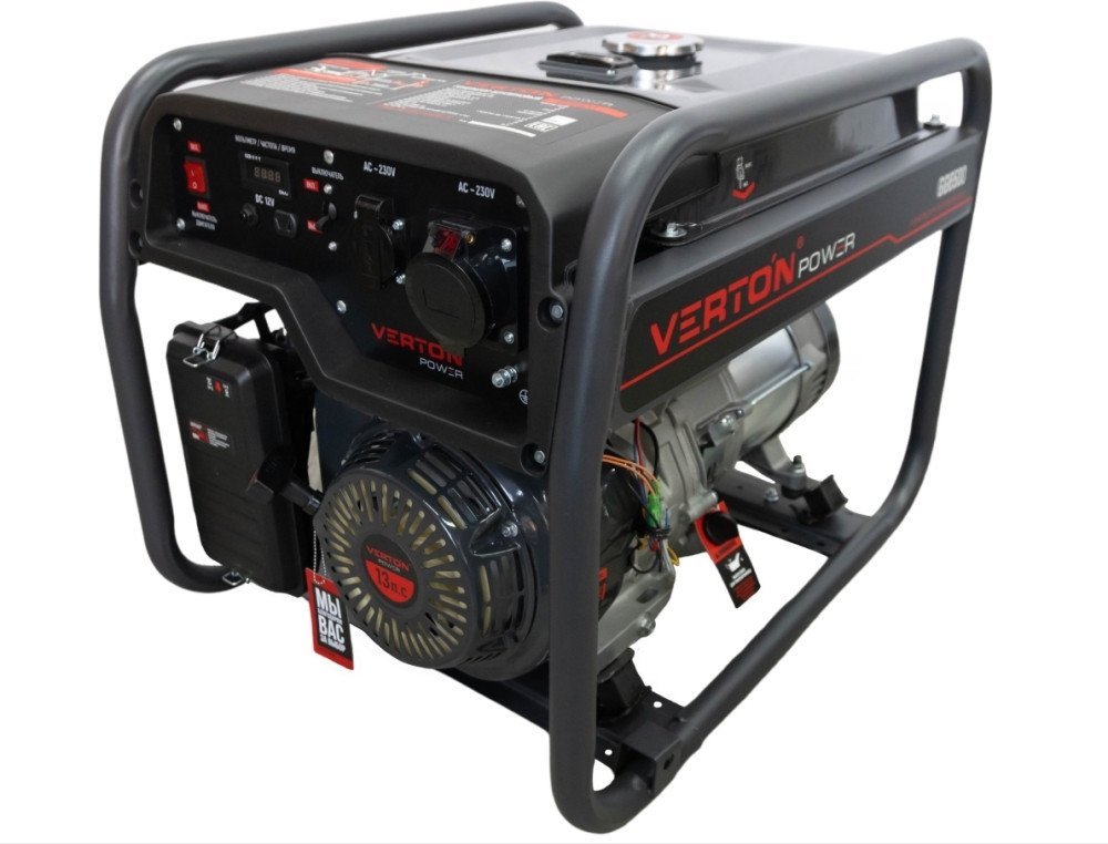Бензиновый генератор Verton Power GG6500 - фото2