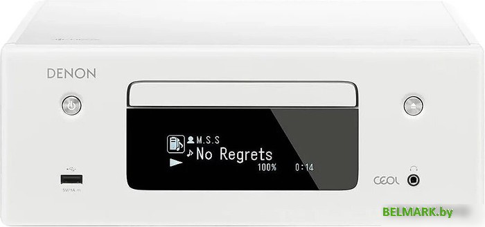 Сетевой CD-ресивер Denon RCD-N10 (белый) - фото