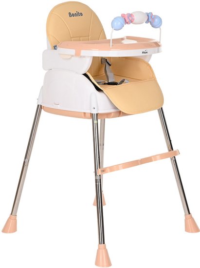 Высокий стульчик Pituso Bonito 3 в 1 (бежевый) - фото