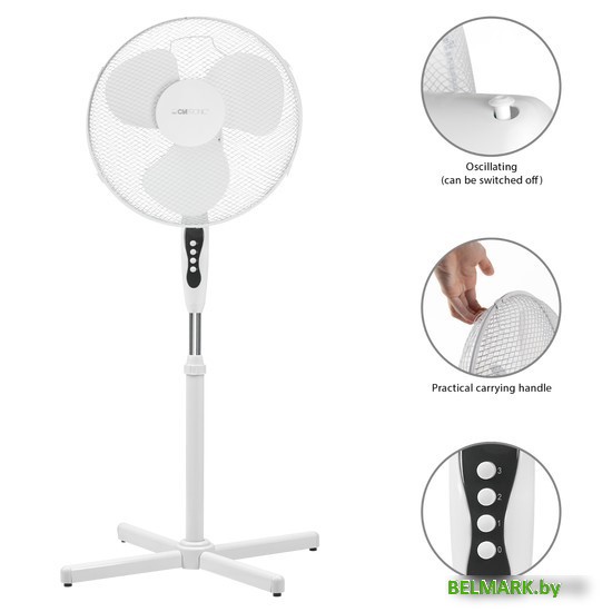 Вентилятор Clatronic VL 3603 S (белый) - фото2