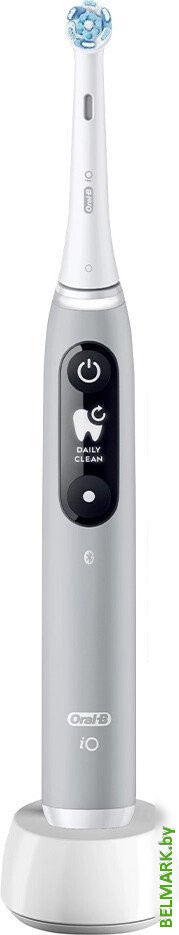 Электрическая зубная щетка Oral-B iO 6 (с насадкой Ultimate Clean 4 шт, серый) - фото2