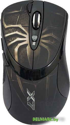 Игровая мышь A4Tech XL-747H (черный/коричневый) - фото