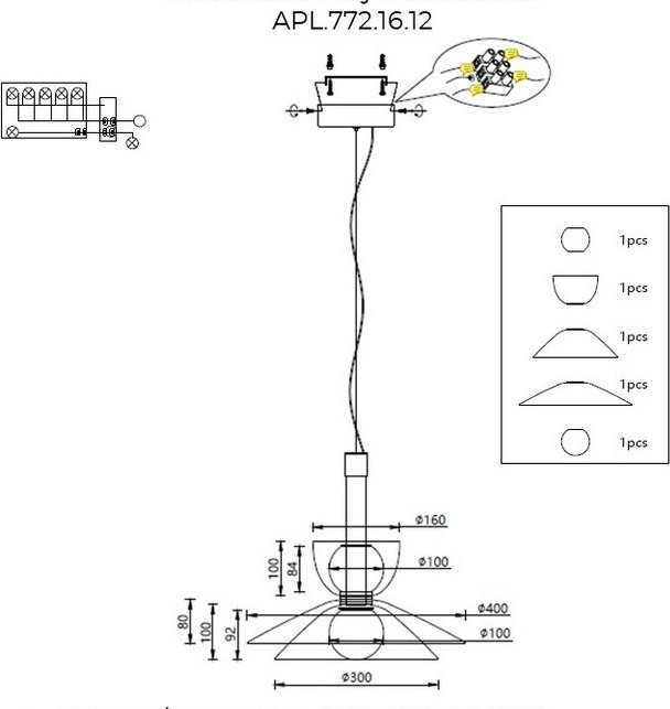 Подвесная люстра Aployt APL.772.06.12 - фото2