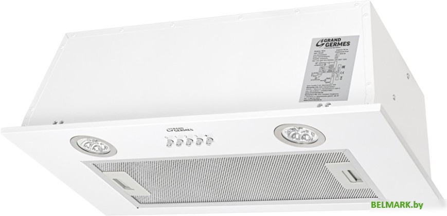Кухонная вытяжка GrandGermes Qena 60 (белый) - фото