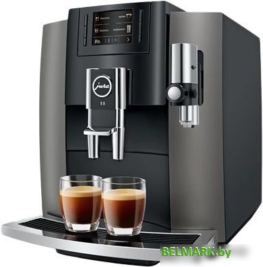 Эспрессо кофемашина JURA E8 Dark Inox - фото