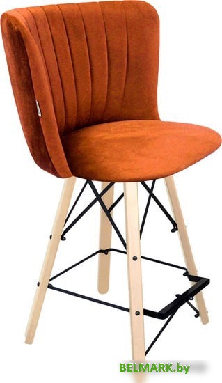 Стул Sheffilton SHT-ST36-1/S80-1 (песчаная буря/прозрачный лак/черный муар) - фото