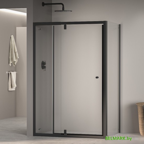 Душевой уголок RGW PA-44B (PA-02B + Z-050-1B) 41084419-014 120x90 (черный/прозрачное стекло) - фото