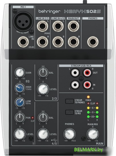Микшерный пульт Behringer Xenyx 502S - фото