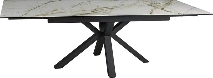 Кухонный стол Signal Columbus amber COLUMBUSBC160 (белый/черный) - фото