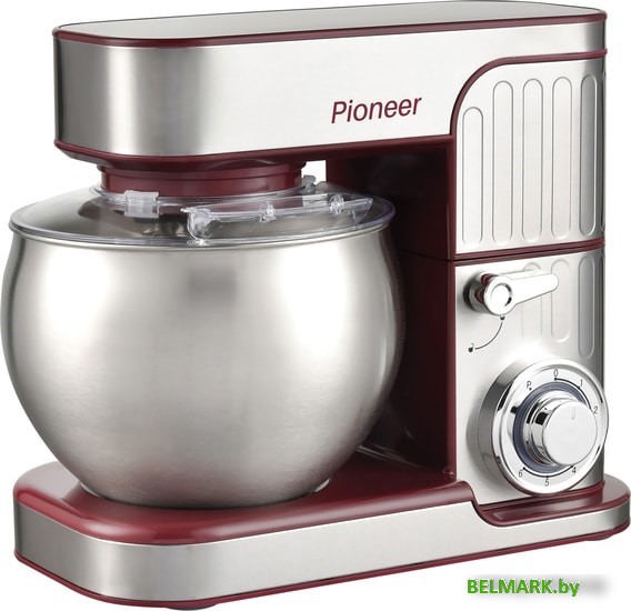 Планетарный миксер Pioneer MX330 Wine Maroon - фото