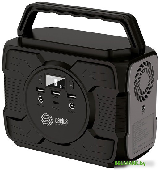 Портативная зарядная станция CACTUS CS-PCS172 (черный) - фото