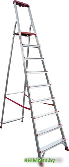 Лестница-стремянка Новая высота NV 3115 с органайзером (9 ступеней) - фото