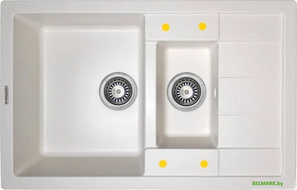 Кухонная мойка Ecoshtein Rechteck 781.5 (латте) - фото