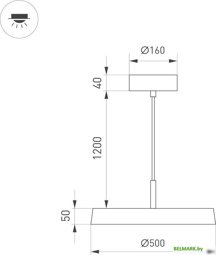 Подвесная люстра Arlight SP-Elegant-R500-37W Warm3000 033922(1) - фото2