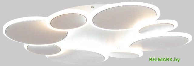 Припотолочная люстра Aitin Pro H26075/4+4 (белый/черный) - фото