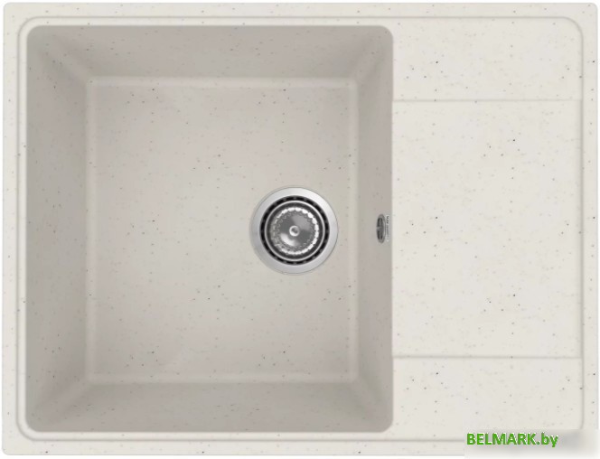 Кухонная мойка Practik PR-M 650-001 (белый камень) - фото