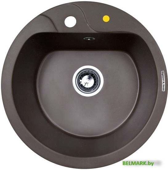 Кухонная мойка Zigmund & Shtain Kreis 505F (швейцарский шоколад) - фото