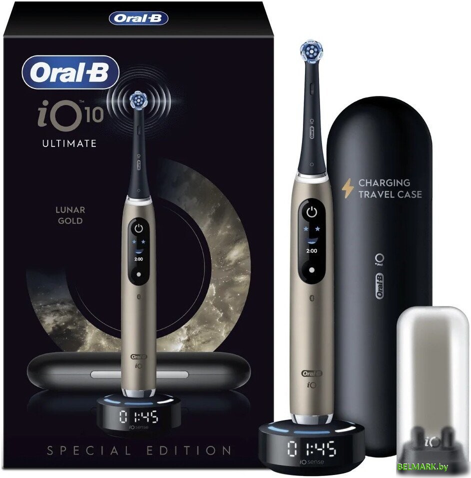 Электрическая зубная щетка Oral-B iO 10 Series 10 (lunar gold) - фото