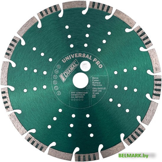 Отрезной диск алмазный Diamal DM400AC - фото