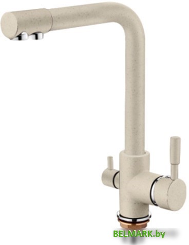 Смеситель Ledeme H55 L4055W-3 (молочный матовый) - фото