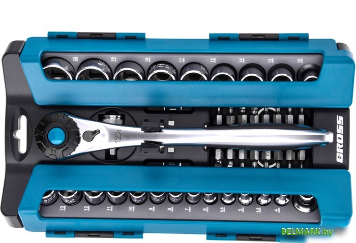 Набор торцевых головок и бит GROSS 14143 (41 предмет) - фото2