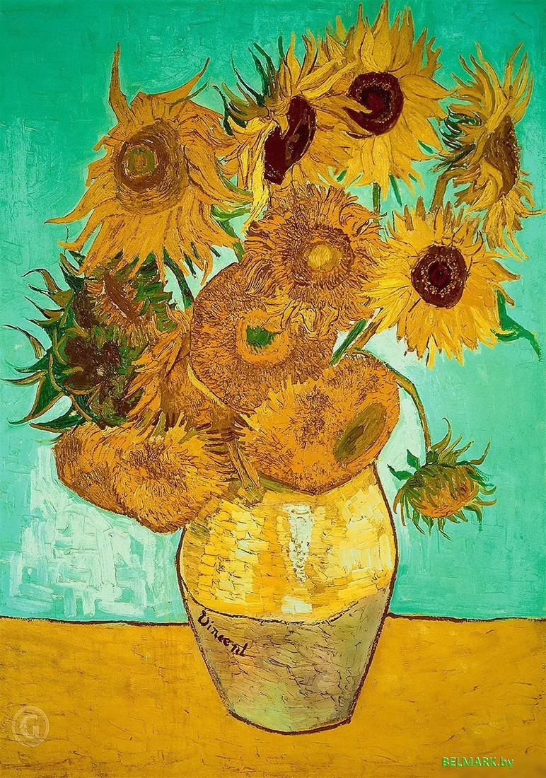 Картина Stamprint Подсолнухи 1 В. ван Гог PT005 (100x70) - фото