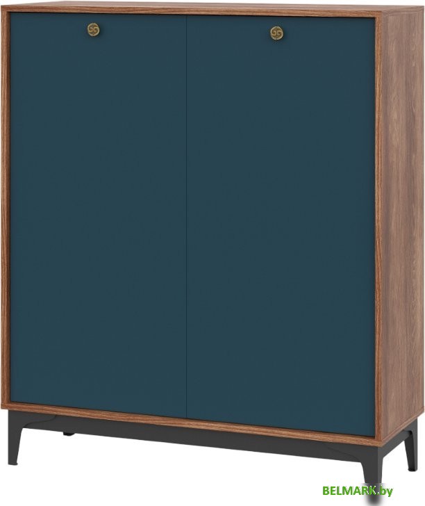 Тумба НК-Мебель Brass KM-2 (синий) - фото