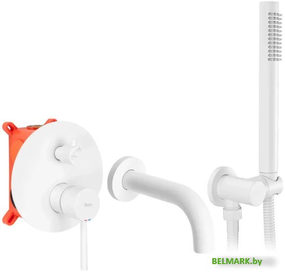 Смеситель Rea Lungo White B6440 (белый) - фото
