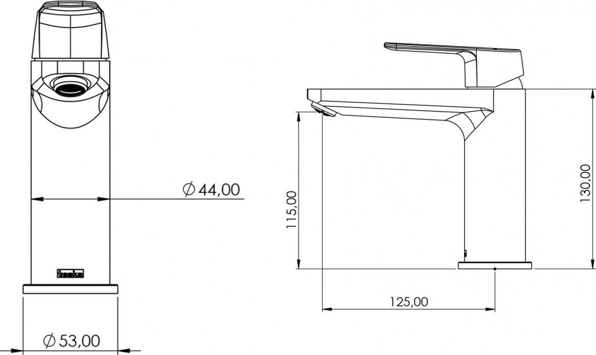 Смеситель Teska Quars Е5616 - фото2